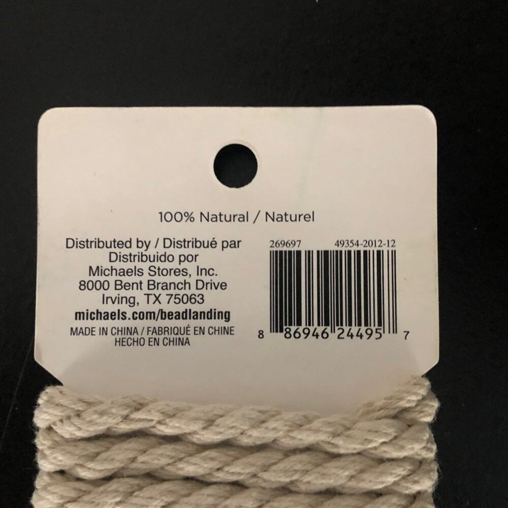 Bead Landing Hemp Rope - Picture 4 of 4